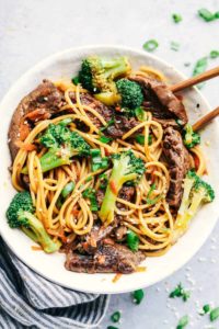 Asian catering meals