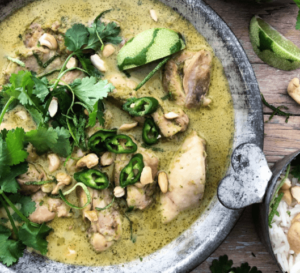 green thai catering food