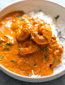 prawn curry family catering meal